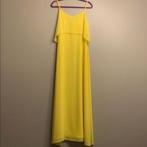 Yellow maxi dress/gown